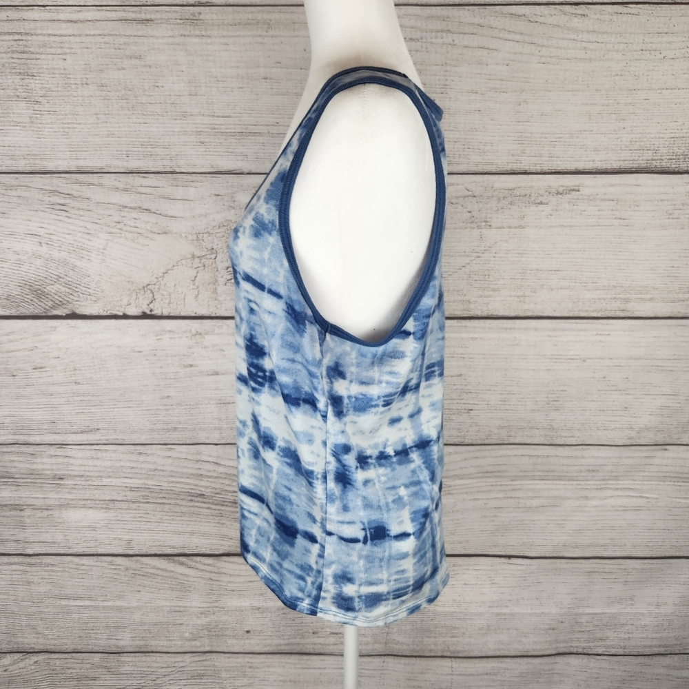 Lucky Brand Blue Tie Dye Tank Top - Picture 2 of 4